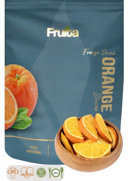 Portakal - Dondurularak Kurutulmuş Meyve - 20GR Katkısız Doğal Sağlıklı Atıştırmalık