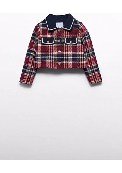 Abel&lula Kız Çocuk Ekose Çeket 5831 fırsatları