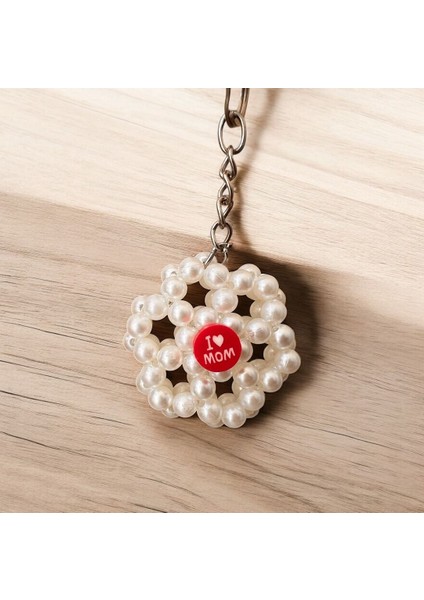 6'lı Anahtarlık Inci Boncuk Çiçek Model Anahtarlık fiyatları