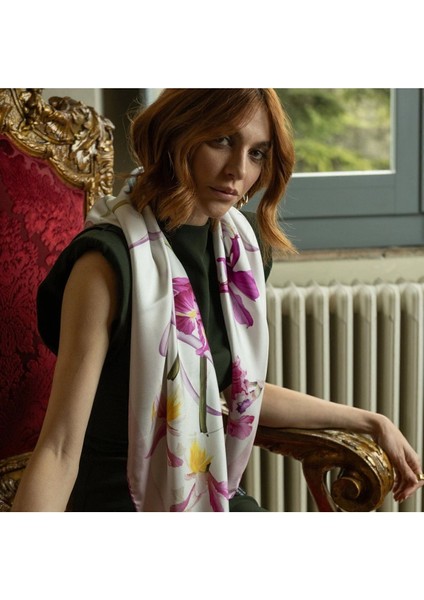 Susanna Italyan Malı Premium Series Ünlü Barbieri Yapımı Fular Bandana Şal Como Eşarp fiyatları