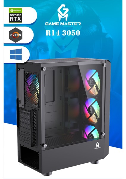 R14 3050 R5 5500 Cpu 16GB Ddr4 Ram 512GB M.2 SSD 6gb RTX3050 Gaming Pc Kasa fiyatları