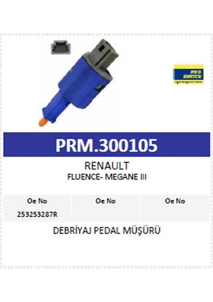 Müşür Debriyaj Pedal Fluence Megane Iı modelleri