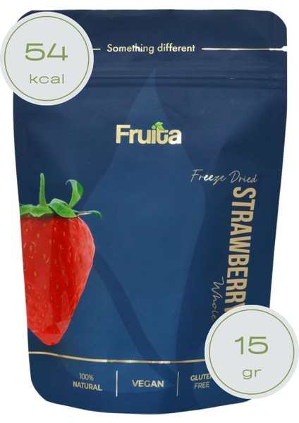 Bütün Çilek 15 gr Dondurularak Kurutulmuş Gerçek Meyve Sağlıklı Atıştırmalık Freeze Dried fırsatları