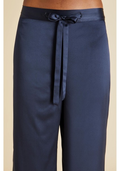 Milena Premium Italyan Malı Uzun Kollu Ipek Saten Kadın Pijama Takımı fırsatları