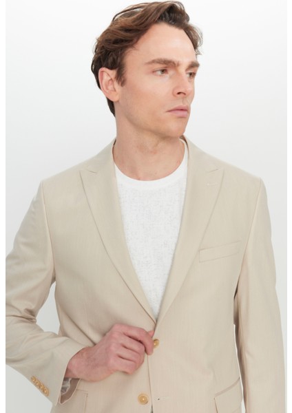 Slim Fit Dar Kesim Kırlangıç Yaka Kapak Cepli Esnek Takım Elbise fırsatları