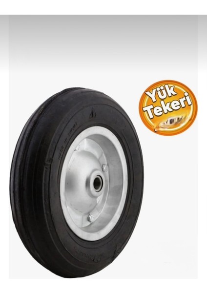 El Arabası Yük Taşıma Tekeri Bilyeli Rulmanlı Dubleks Teker Çelik Jant