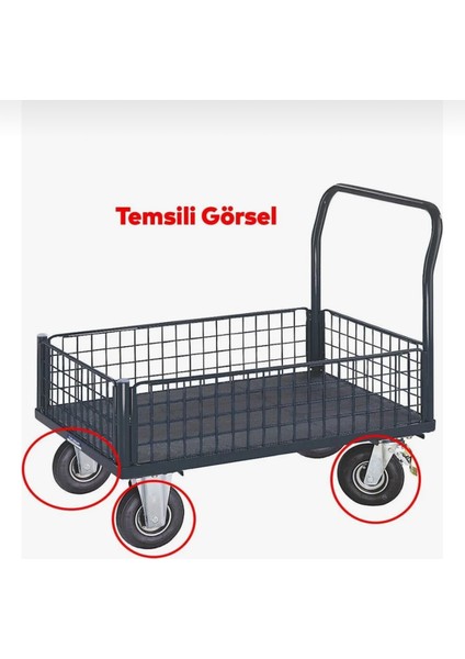 El Arabası Yük Taşıma Tekeri Bilyeli Rulmanlı Dubleks Teker Çelik Jant modelleri