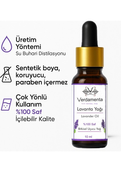 %100 Saf ve Doğal Lavanta Yağı - 10 ml (Damlalıklı Kapak) fiyatları