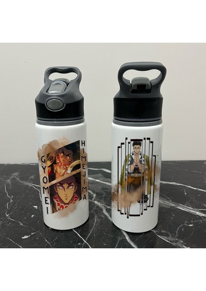 Demon Slayer Gyomei Pipetli Soğuk Su Matarası