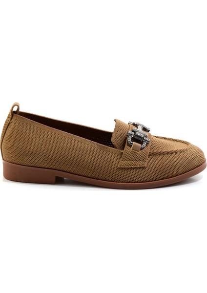 Taba Kadın Loafer Ayakkabı K01327022282