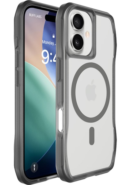 Buff iPhone 17 Magsafe Octa Shield Kılıf Dark Gray