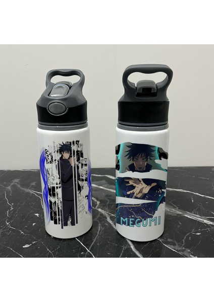 Jujutsu Kaisen Fushiguro Megumi Pipetli Soğuk Su Matarası