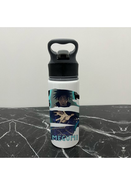 Jujutsu Kaisen Fushiguro Megumi Pipetli Soğuk Su Matarası modelleri