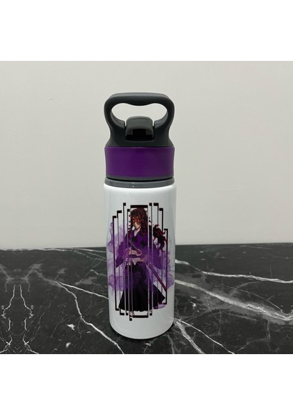 Demon Slayer Kokushibo Pipetli Soğuk Su Matarası modelleri