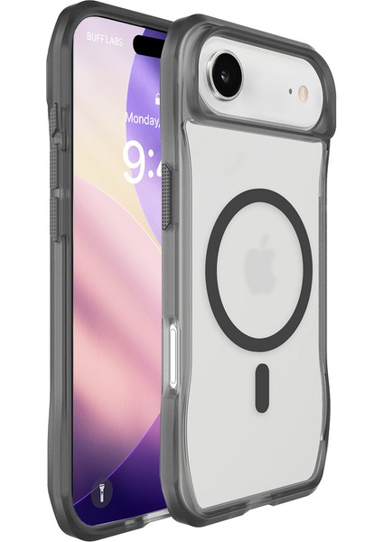 Buff iPhone Air Magsafe Octa Shield Kılıf Dark Gray