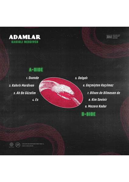 Adamlar - Kahırlı Merdiven (Plak) fiyatları