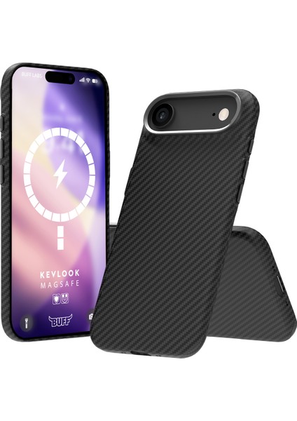 Buff iPhone Air Magsafe Kevlook Kılıf Black