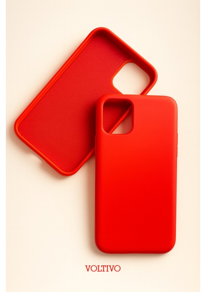 iPhone 11 Pro Max Uyumlu Içi Kadife Lansman Silikon Kılıf