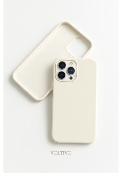 iPhone 16 Pro Max Uyumlu Içi Kadife Lansman Silikon Kılıf