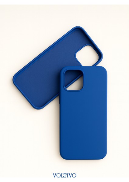 iPhone 12 / 12 Pro Uyumlu Içi Kadife Lansman Silikon Kılıf