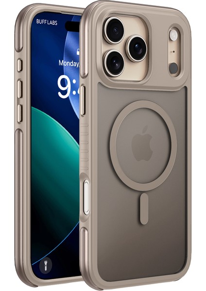 Buff iPhone 17 Pro Max Magsafe Air Bumper Kılıf Gold