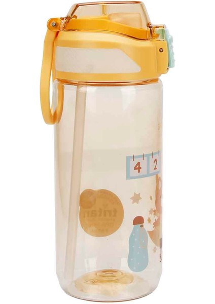 Sevimli Hayvan Desenli Matara 570 ml SHT-ST-6619 - Sarı fiyatları