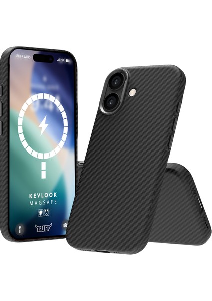 Buff iPhone 17 Magsafe Kevlook Kılıf Black