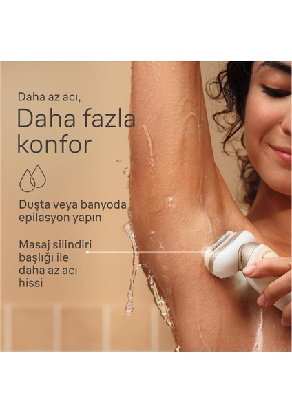 Silk-Épil 9 Flex 9-041 3D Epilatör – Esnek Başlıklı, Hassas ve Etkili Tüy Alma Cihazı, Islak/Kuru Kullanım