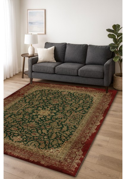 Etnik Otantik Salon Mutfak Halısı Bordo Desenli fiyatları