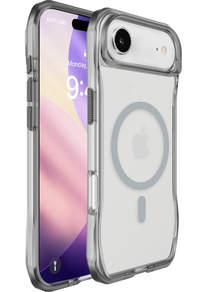 Buff iPhone Air Magsafe Octa Shield Kılıf Light Gray