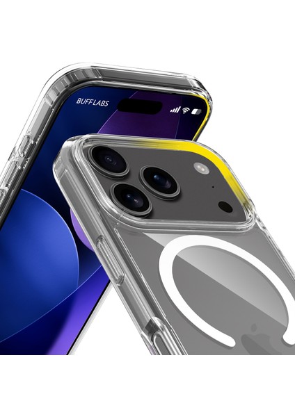 Buff iPhone 17 Pro Magsafe Air Hybrid Şeffaf Kılıf modelleri
