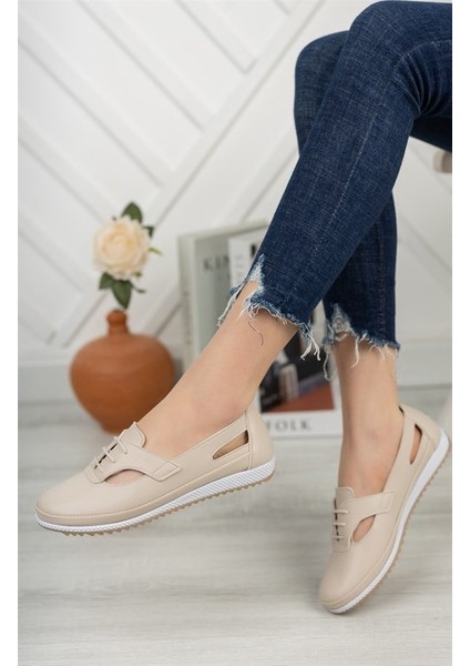 Kadın Krem Günlük Ortopedik Ayakkabı fiyatları