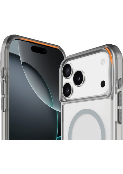 Buff iPhone 17 Pro Magsafe Octa Shield Kılıf Light Gray modelleri