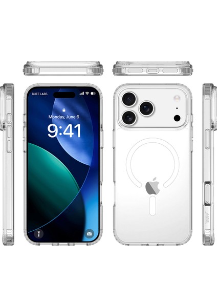 Buff iPhone 17 Pro Max Magsafe Air Hybrid Şeffaf Kılıf fırsatları