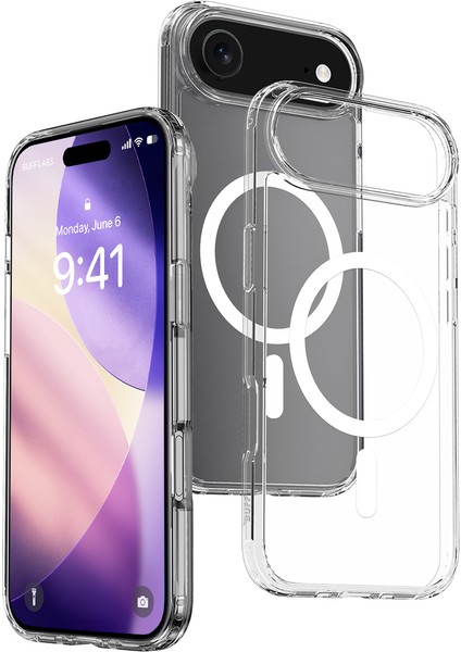 Buff iPhone Air Magsafe Air Hybrid Şeffaf Kılıf
