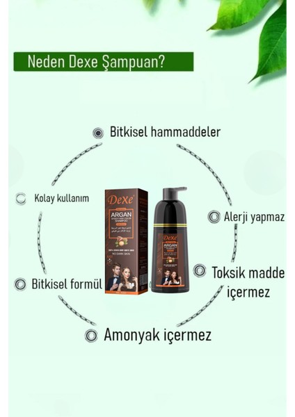 Koyu Kahve Şampuan – Evde Kolay Uygulama, 4-5 Hafta Kalıcı fırsatları