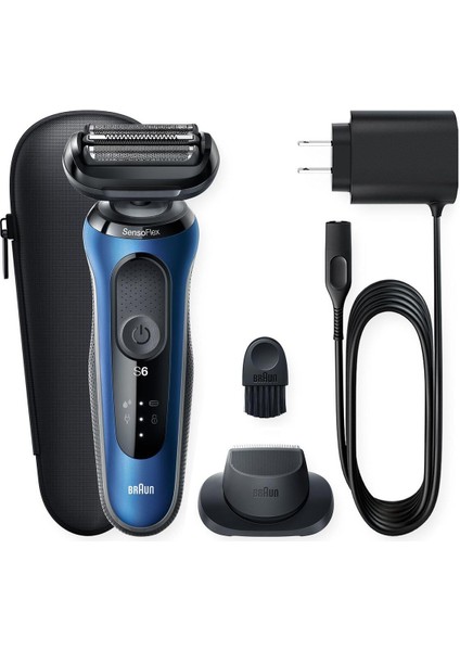 Series 6 B1200s Kablosuz Tıraş Makinesi – SensoFlex Başlık, EasyClick Sistemi, Islak/Kuru Kullanım