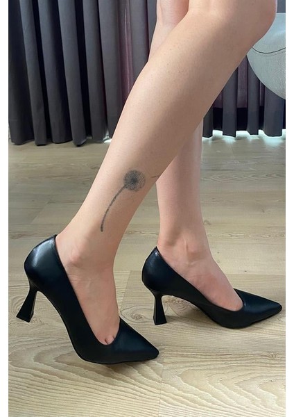 Kadın Samba Siyah Cilt Stiletto modelleri