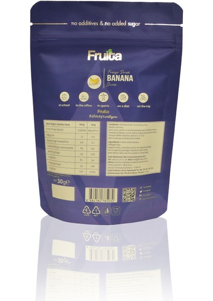 Dilim Muz X2 - Dondurularak Kurutulmuş Meyve - 30GR - Sağlıklı Atıştırmalık Freeze Dried fırsatları