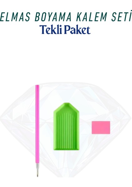 Elmas Boyama Kalem Seti Tekli Paket/yedek Kalem