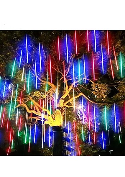 8li Kayan Meteor LED Işık Renkli Bahçe Ev Dekor Süsleme Kayan Işıklar fiyatları