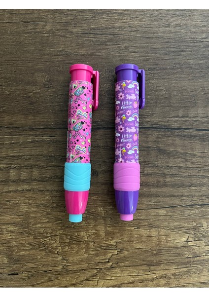 2 Adet Otomatik Silgi Üstten Basmalı Okul Silgisi fırsatları