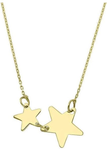Çift Yıldız Kolye