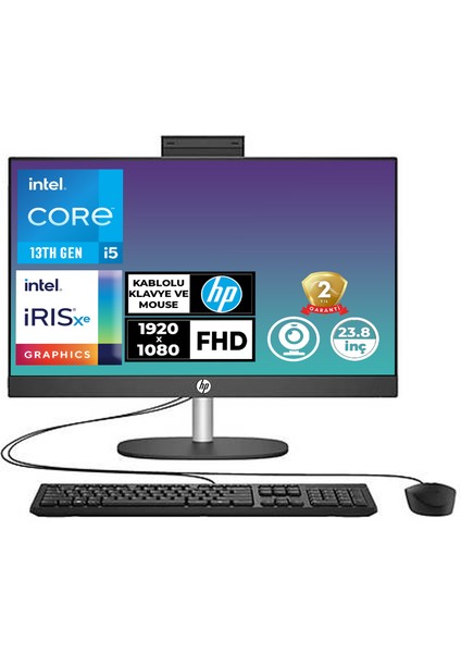 Proone 240 G10 I5-1334U 48GB 1tb SSD 23.8" Fhd Freedos All In One Pc B6JD5ES 010