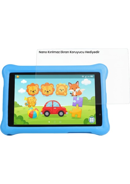 NPK01PRO 8" 1280X800 IPS Ekran 4gb 64GB ANDROID14 A523 2.0ghz Antişok Kılıf Çocuk Tableti modelleri