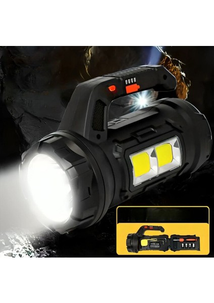 18 W Şarjlı ve Tamir Kitli El Feneri