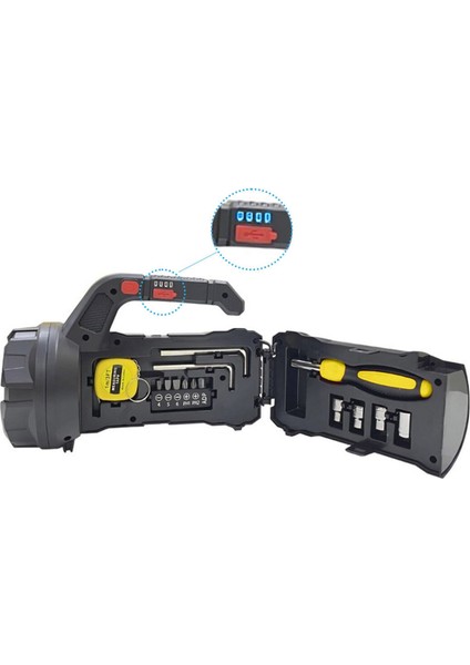 18 W Şarjlı ve Tamir Kitli El Feneri modelleri