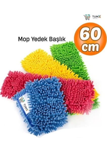 Mikrofiber Makarna Mop Yedek Başlık 60 cm