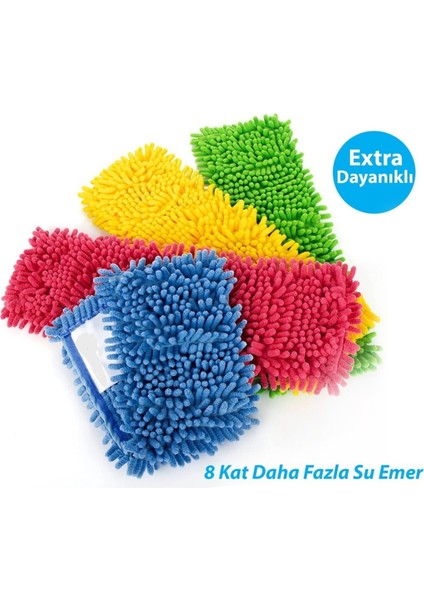 Mikrofiber Makarna Mop Yedek Başlık 60 cm modelleri