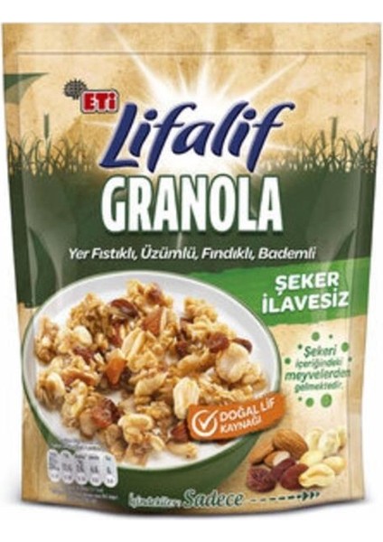 Lifalif Granola Kuruyemişli 200 G x 2 Adet